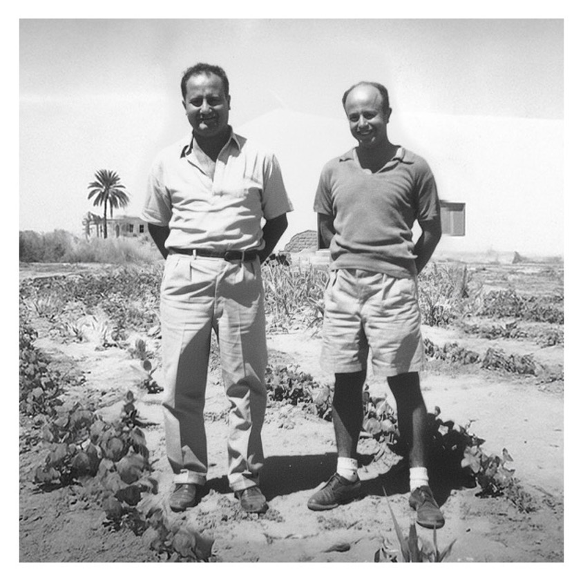 مسيرة "CCC": قصة عائلة بنَت نجاحها على الثقة والقيم FBHArticleSeries2026 Fromlefttoright SaidKhouryandHasibSabbaghinAden 1950s Source ConsolidatedContractorsCompany